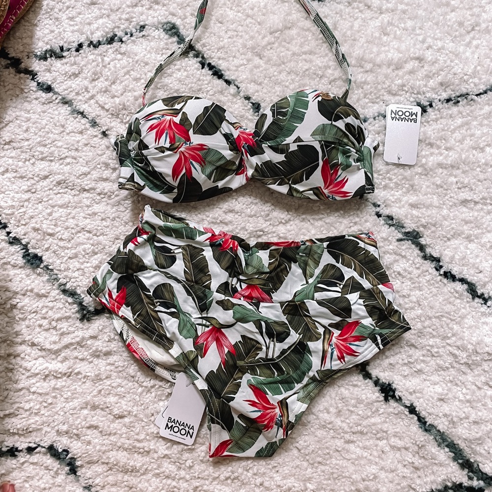 Banana Moon Palm Leaf Bikini